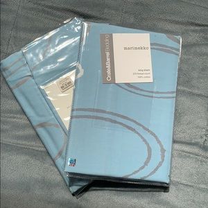 Marimekko Sateella Blue Atomic Circle King Sham